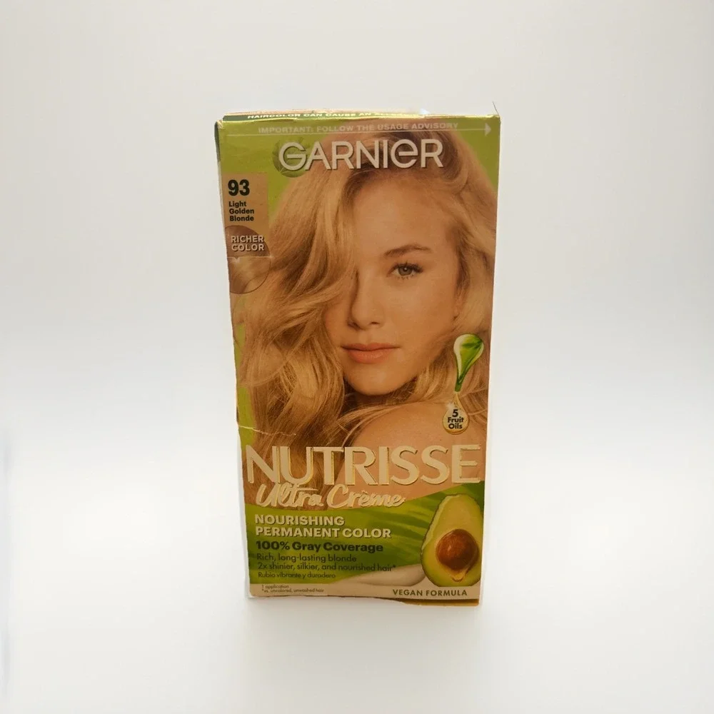 # 93 Garnier Nutrisse Nourishing Hair Color Creme Honey Butter Lt Gold Blonde